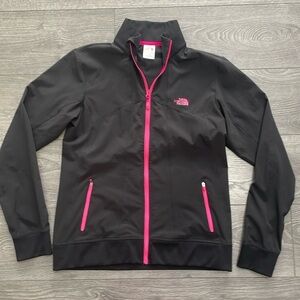 North Face pink black light weight walking Jacket